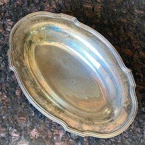 Antique Sheffield Silverplate Serving Dish I.B.S. Co Vintage Bowl